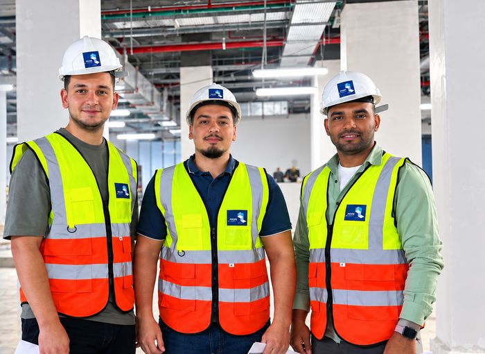The Prime MEP Consultants engineering team on site